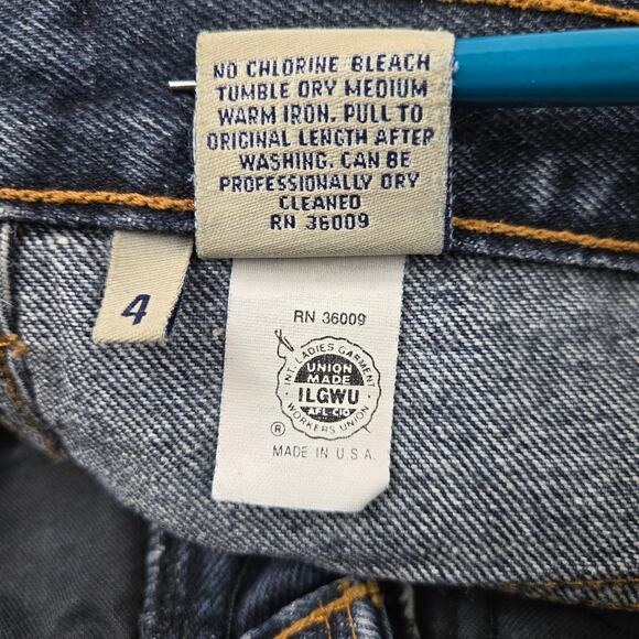 Vintage Union Made Calvin Klein Jeans Women's USA 90s size 4 Straight Leg - Picture 10 of 16